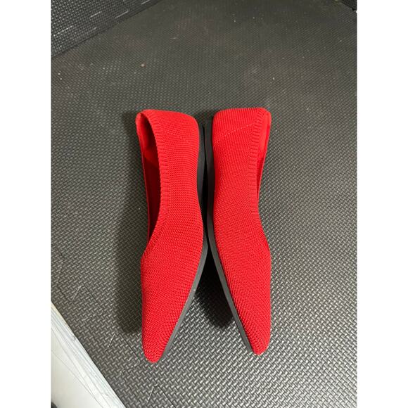 VIVAIA Pointed Toe Ballet Flats Aria 5 Ruby Red Slip On Shoes‎ Womens 36.5 US 6 - Picture 4 of 8
